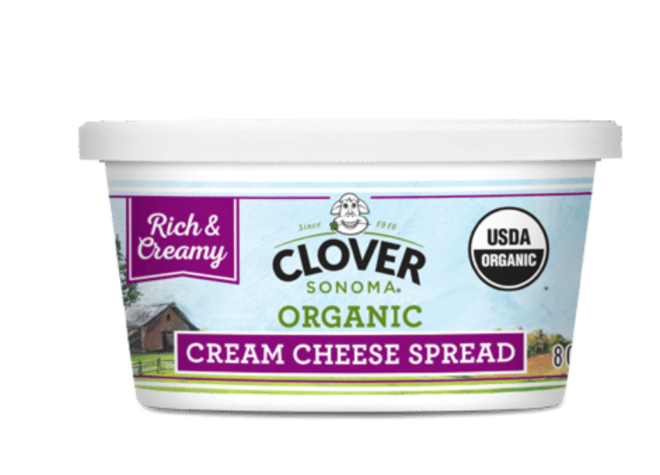 Clover Sonoma Organic Cream Cheese – Gemini Bottle Co.